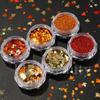 Nail Art Sequins Ins Autumn Thanksgiving Maillard Color Fantasy Maple Leaf Sequins Glitter Set