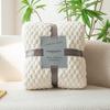 Flannel Autumn Blanket Office Nap Casual Blanket Solid Color Small Grid Coral Fleece Sofa Warm Shawl Cover Blanket
