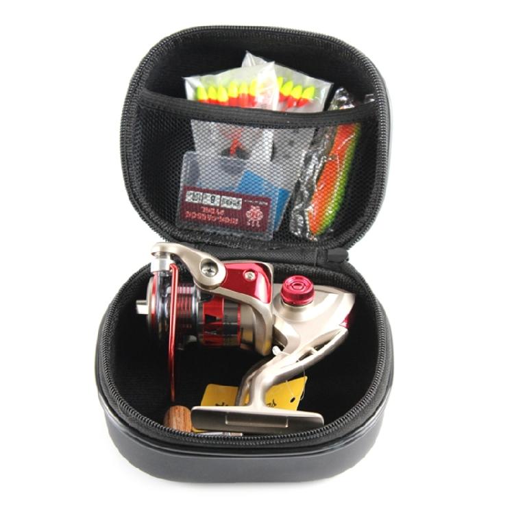 Fishing Spinning Reel Case PU Protective Hard Shell Shockproof Waterproof Cover