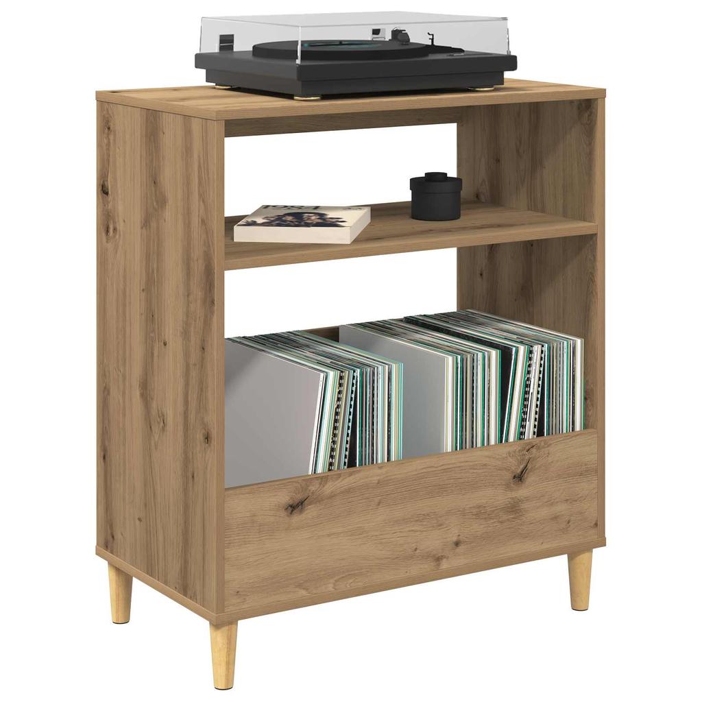 Record Player Stand Artisan Oak 71 x 39.5 x 83 cm