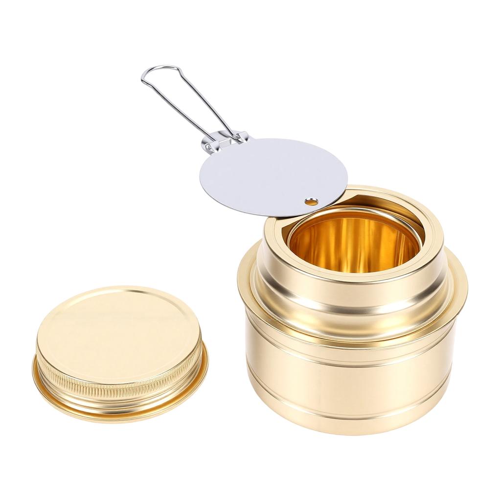 Alcohol Stove 140ML Stainless Steel Portable Liquid Alcohol Stove for Outdoor Camping Backpacking Hiking