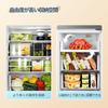 Refrigerator 237L Large Capacity Width Automatic Defrost Thin Design Equipped with Inverter Silver with Variable Room Compact 2 Door Slim Home Use