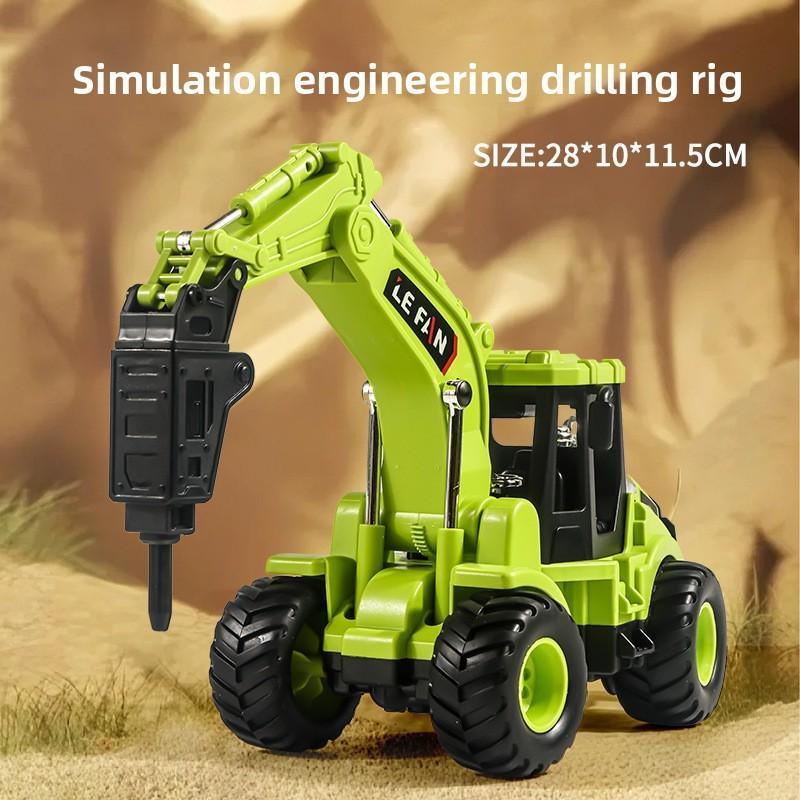 Engineering Toy Set For Boys With Inertia Construction Vehicles And Interactive Play For Kids