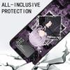 Nazuna Nanakusa Anime Black Phone Case For Samsung ZFlip7 ZFlip6 ZFlip5 ZFlip4 ZFlip3 5G Hard Protective Galaxy Z Flip 3 4 5 6 7