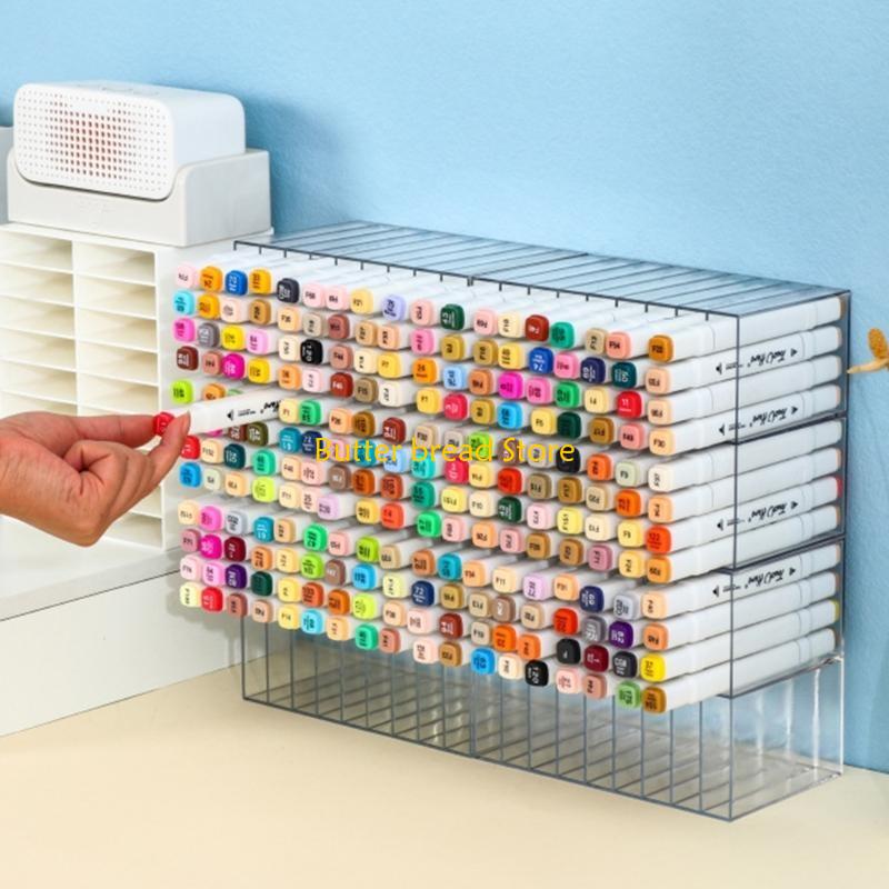 W89C Marker Large Capacity Desktop Marker Holder School Supplies