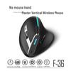 ZELOTES Master F36 Vertical Ergonomic Mouse: Three-Mode Bluetooth, Rechargeable, Programmable