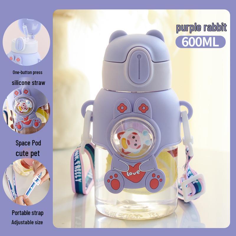 High-Value Children's Straw Cup: Summer Design for Boys & Girls