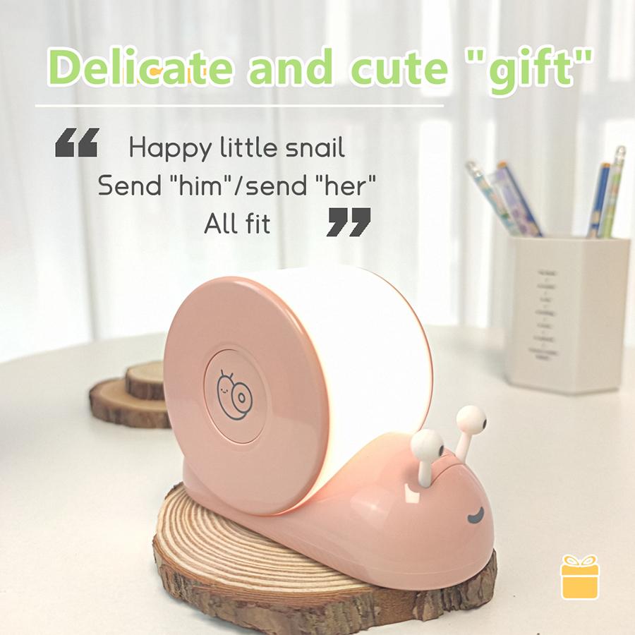 Snail lamp | Snail bedside lamp | Bedside induction lamp, suitable for bedroom, decorative bedside lamp with sensor