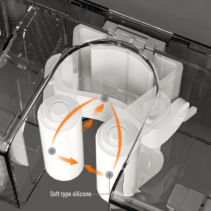 Dweil- en Bezemhouder: Klem voor Wandmontage zonder Boren - Multifunctioneel Opbergrek voor Badkamer & Keuken