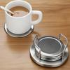 6 Sztuk Okrągła Podkładka Pod Szklankę Ze Stali Nierdzewnej Antypoślizgowa Podkładka Pod Napoje Minimalistyczna Podkładka Pod Kubek Salon