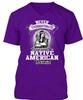 Native American Woman T Shirt Made In the USA Size S To 5XL