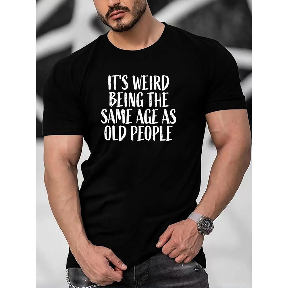 Short Sleeve T-Shirt Summer Men s Fashion Pattern Short Sleeve T-Shirt S