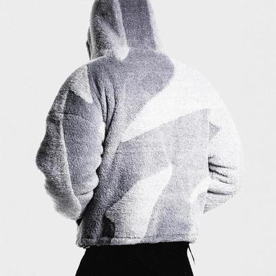 Europeisk och amerikansk höst- och vinterlappverk kofta dragkedja avslappnad personlig trend street hoodie