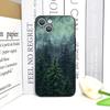 Vintage Green Forest Landscape Pattern Phone Case for iPhone 17 16 12 11 14 13 15 Pro Max Mini X XS MAX XR 7 8 14Plus Soft Cover