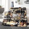 1pc Grand Theft Auto Soft Flannel Blanket with Designer Print A Cozy Blanket for All Seasons, Perfect for the Couch, Bed, Office