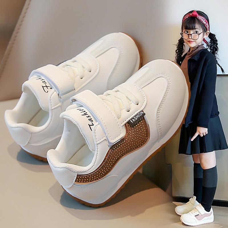 

Autumn new children s Forrest Gump classmates girls casual soft-soled running shoes boys sports shoes girls princess board shoes 32-37 yards (please take 6 pairs in one hand) золотой