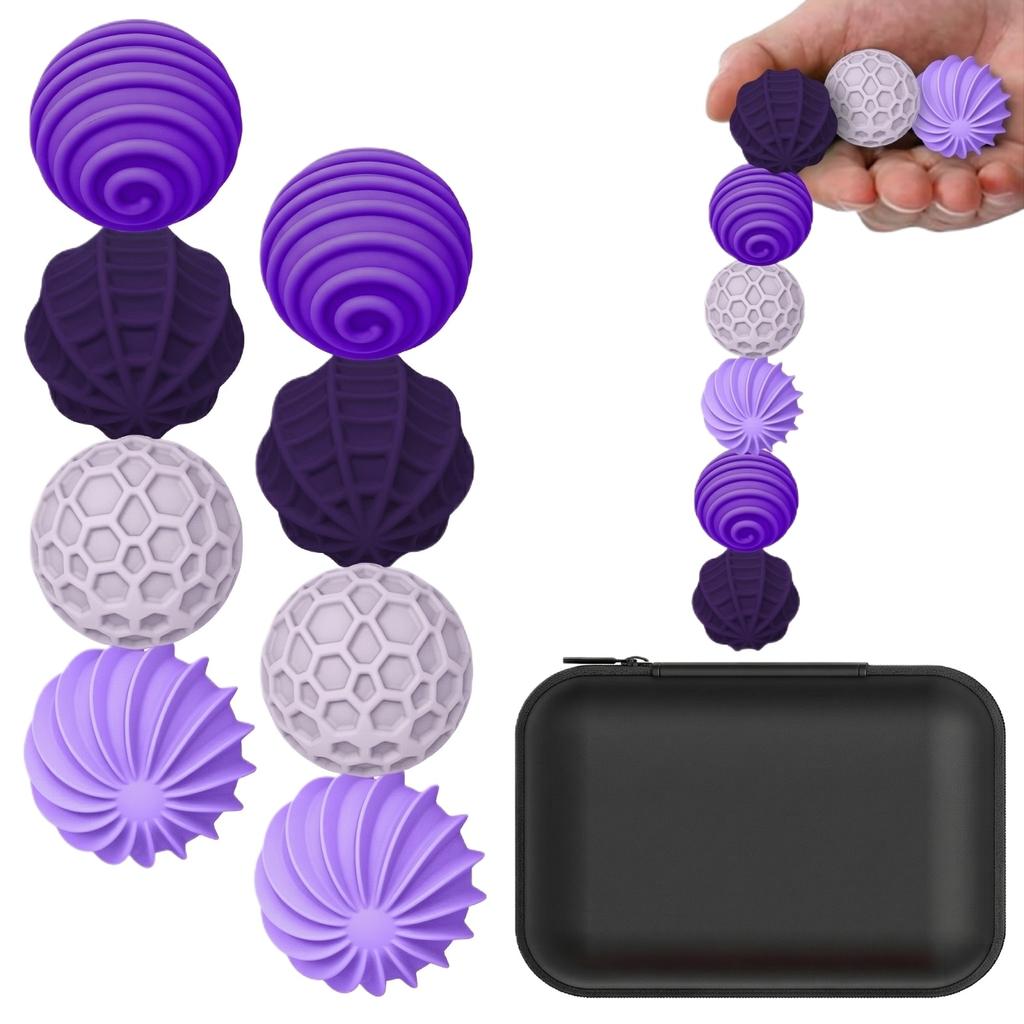 Silicone Magnetic Ball Stress-relieving Toys, Pack Of 8, Stress, Provide Sensory Stimulation, Suitable For People With , ADHD, And Anxiety.8pcs