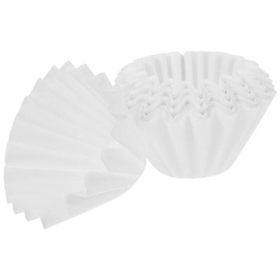 Filter Kaffeekanne 50 Stück Tropfart Handgebrüht Papier Kuchen Schüssel Tasse Maschine Espressomaschinen Pulver Filterbecher Reise