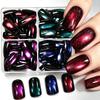 Autumn & Winter Skin-Brightening Cat Eye Press-On Nails - High-Grade, Cross-Color Nail Stickers