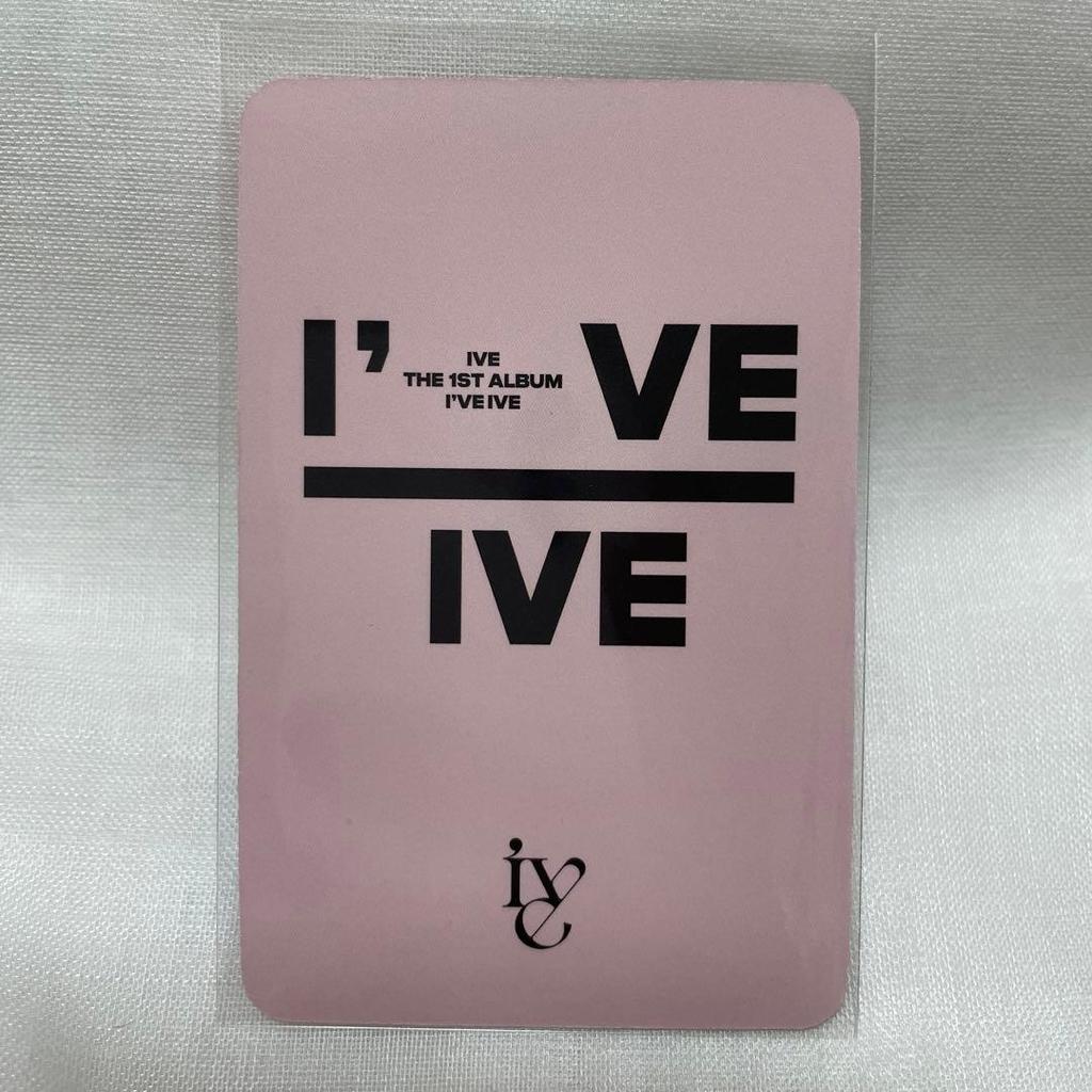 [USED] IVE Applemusic Yonton Autograph Session Application Bonus Trading Card Gaul