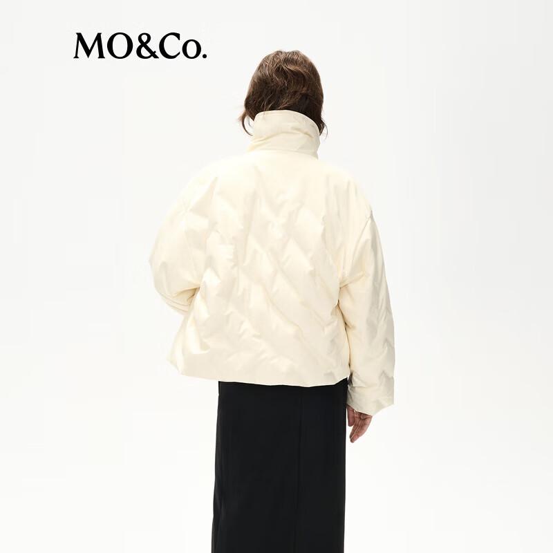 MO&Co. Women's Windproof Asymmetrical Wrap Down Jacket