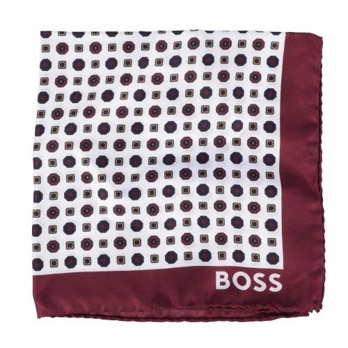 Boss Mens Logo Pocket Square