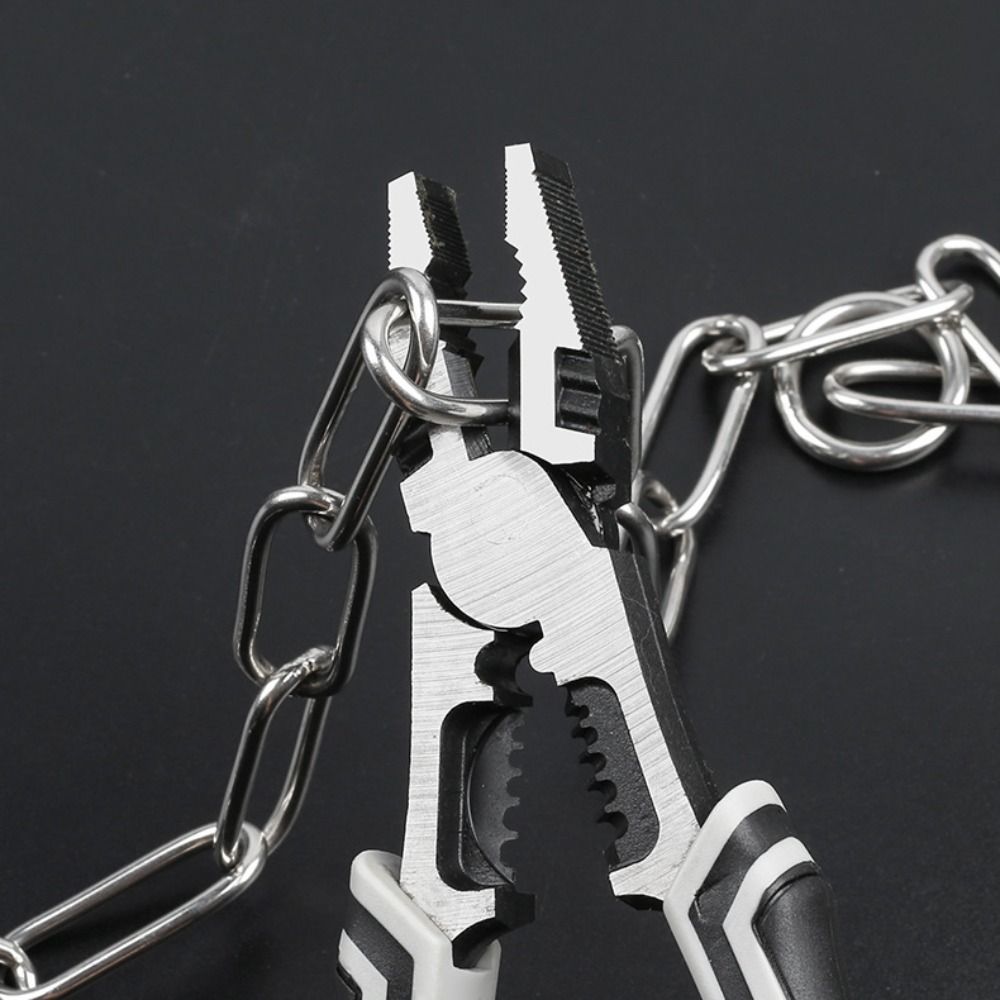 Arbeitssparender 9-Zoll-Drahtzange Flache/Spitze Backen Zange Drahtabisolierzange Heimwerker