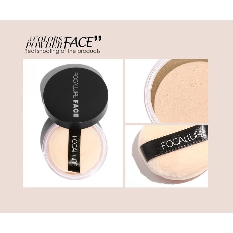 FOCALLURE - Invisible Finish Loose Setting Powder - 3 Colors