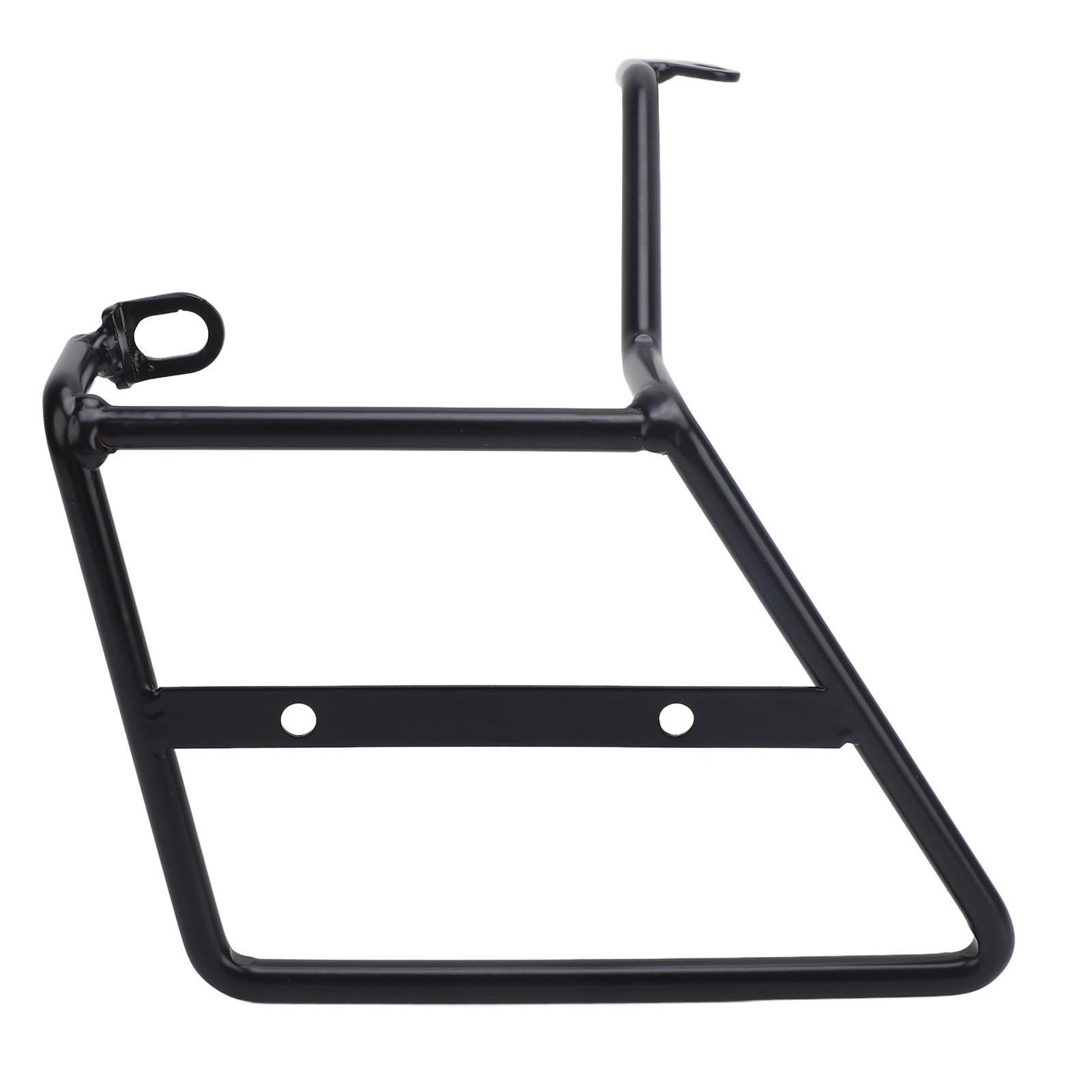 

Motorcycle Left Side Luggage Rack 9mm Iron Tube Hard Anodized Saddle Bag Bracket for DAX 125 ST125