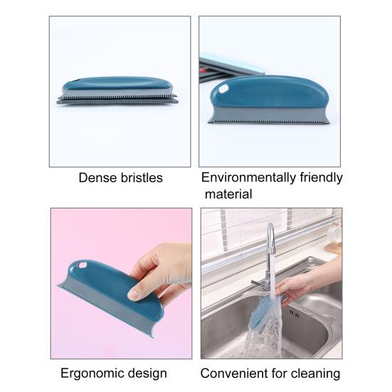 Cat Dog Hair Removal Brush Reusable Pet Hair Remover with Comfortable Grip Easy To Clean Versatile Pet Hair Remover