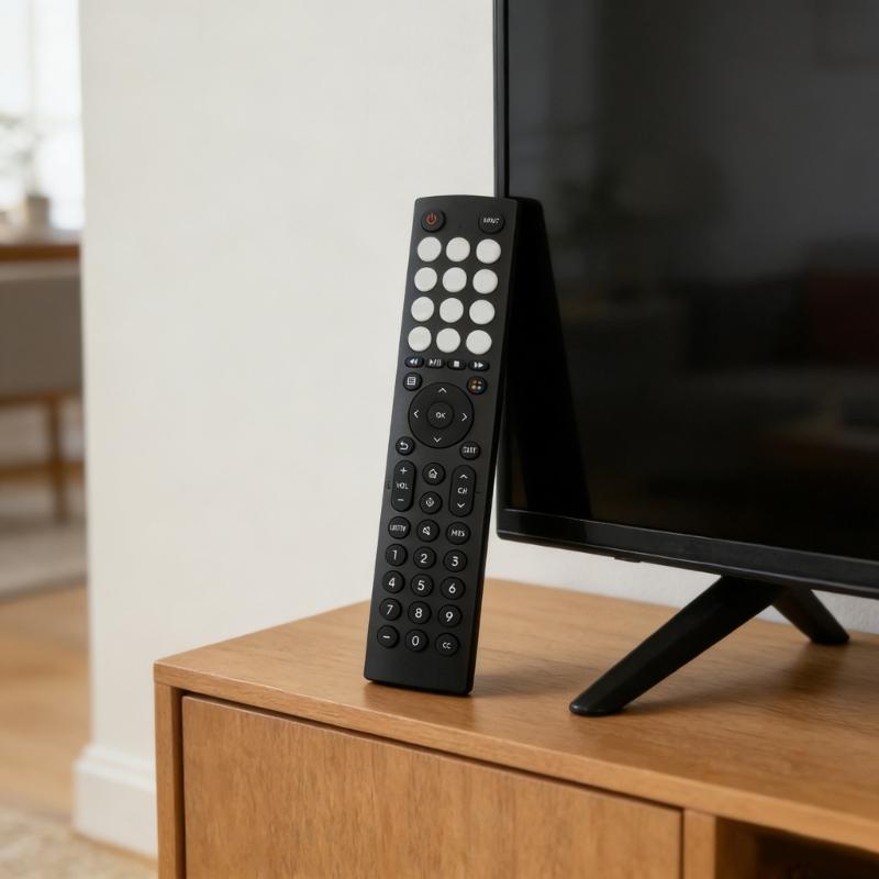 Replacement TV Remote ERF2B36H For Dedicated Television Models Easily Setup Enhances Signal Stability