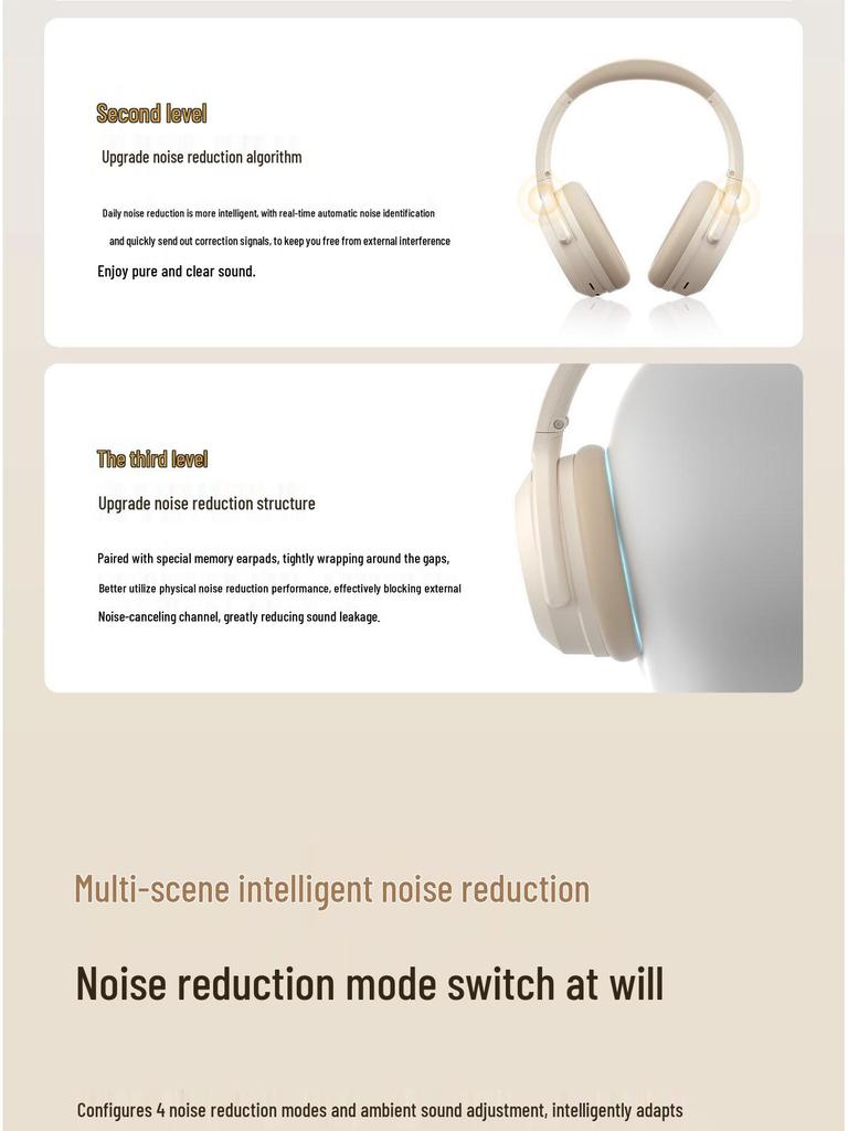 Edifier MT6PRO Bluetooth Noise-Cancelling Over-Ear Headphones for Gaming and Computer Use