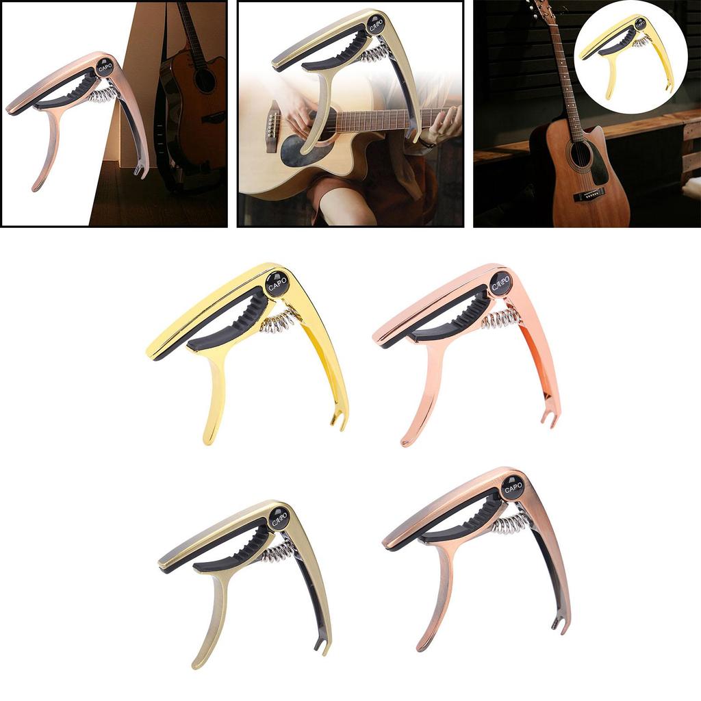 Acoustic And Electric Guitar Capo Tuning Accessories Replacement Parts Zinc Alloy Detachable