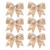 Beautiful Red Bows for Christmas For Tree 6Pcs 5 5 Inch Decoration Option