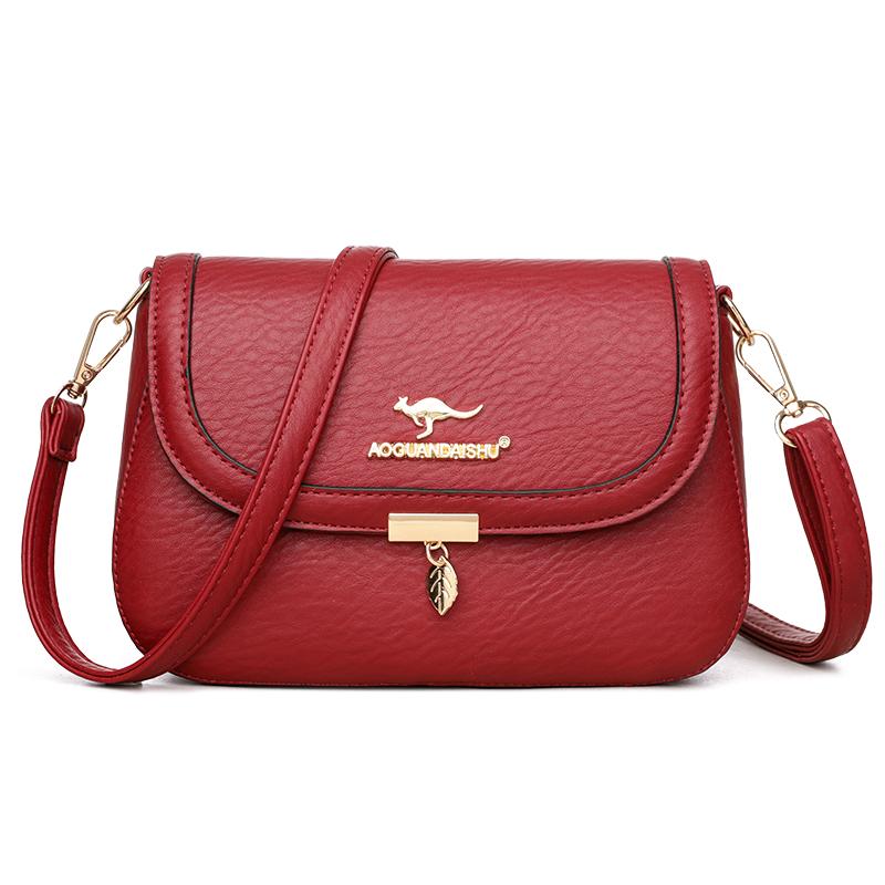Hochwertige weiche PU-Leder Umhängetasche, Modische Damen Schulter-Crossbody-Tasche, Lässige Schultertasche geeignet für den täglichen Gebrauch und zum Einkaufen