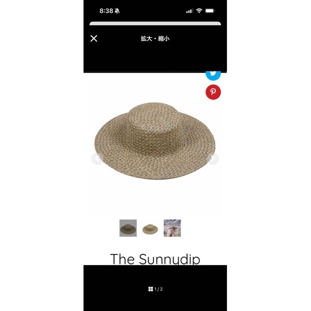 Used Lack of Color The Sunnydip Straw Hat