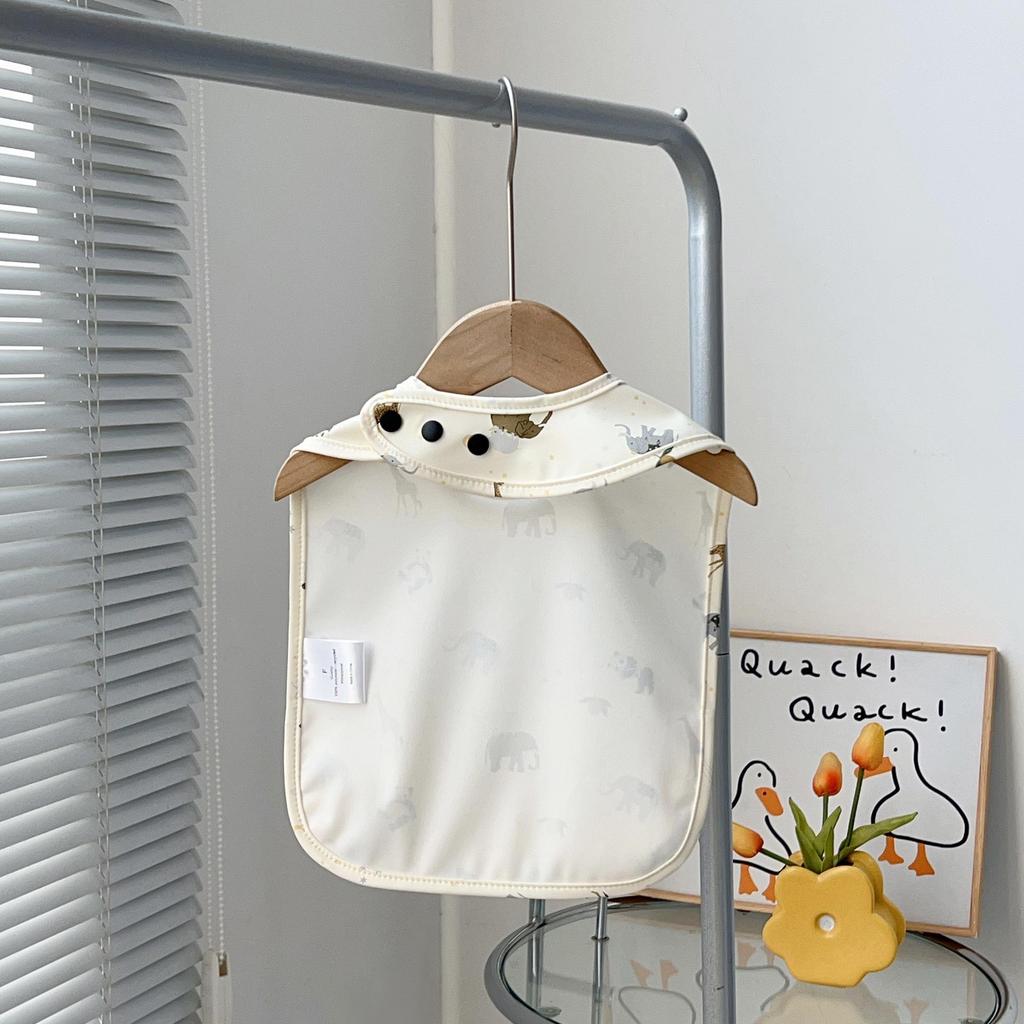 Wodoodporne śliniaki dla niemowląt klasy A - PU odporne na plamy z dużą kieszenią dla chłopców i dziewczynek