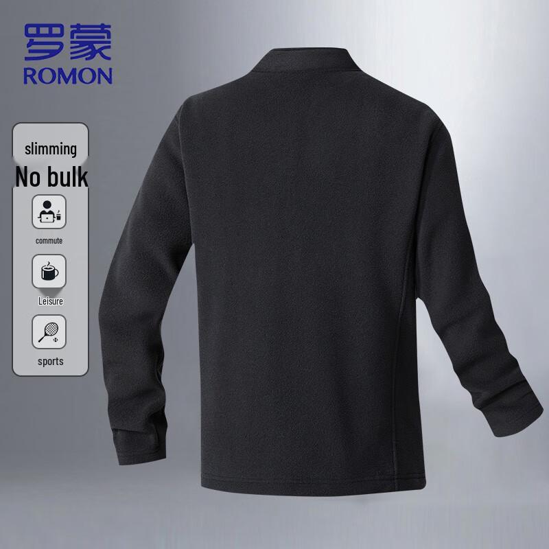 ROMON Men's Fleece Stand-Collar Jacket