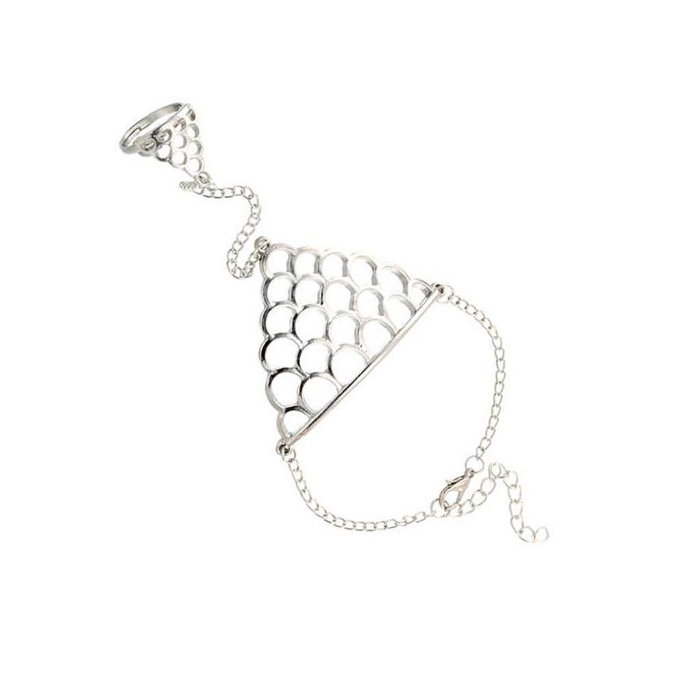 Alloy Bracelet Adjustable Hand Harness Bracelet Chain Women Girl Hand Jewelry