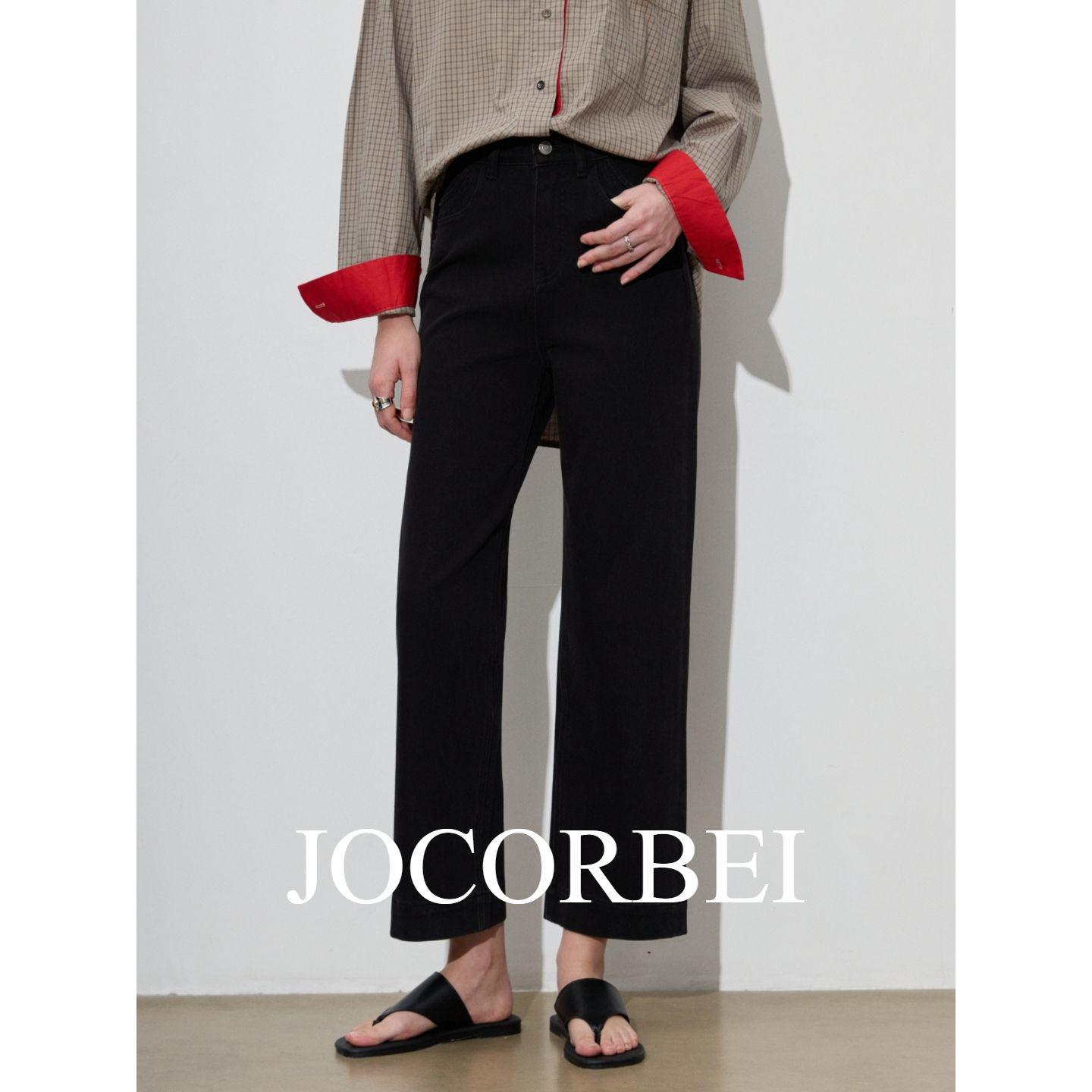 JOCORBEI High-Waisted Cropped Micro Flare Jeans - Women s Slimming, Comfortable, Four-Way Stretch 26