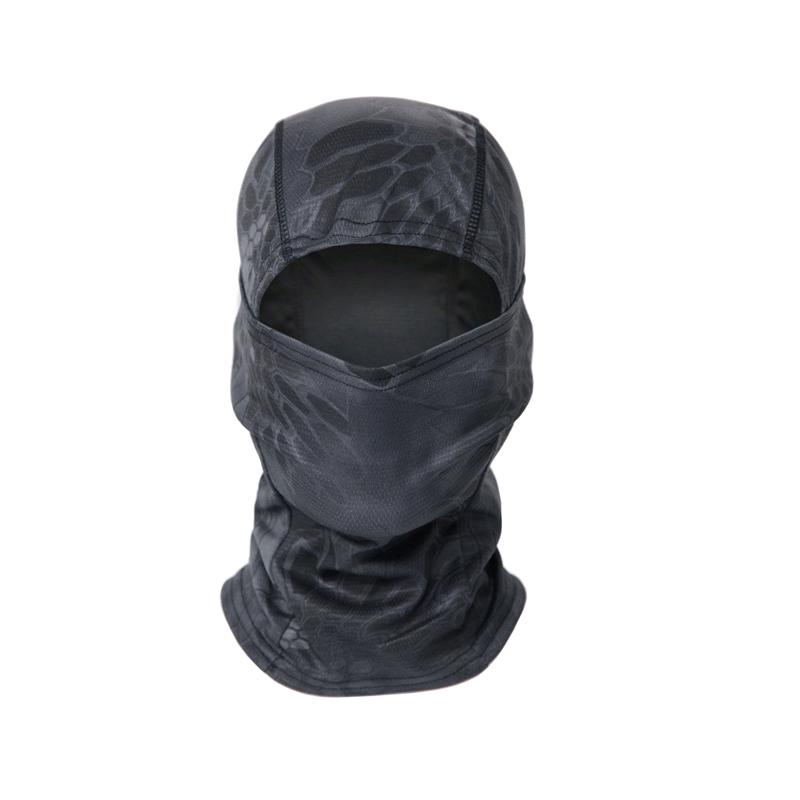 Camouflage Sturmhaube Radfahren Vollgesichtsmaske Outdoor-Sportarten Jagd Wandern Skimaske Motorradhelm Innenmütze