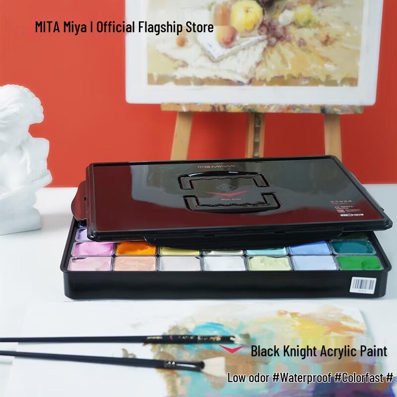 MIYA Black Knight 60ml 42-Color Acrylic Paint Set