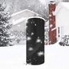Outdoor Patio Heater Covers Anti-Snow Waterproof Dustproof Wind-Resistant for Bad Weather Black Color