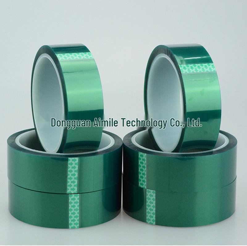 Eco-Friendly High-Temperature Silicone Adhesive Tape - Acid/Alkali Resistant, Residue-Free, Insulating, for Electroplating, Painting, and Baking.