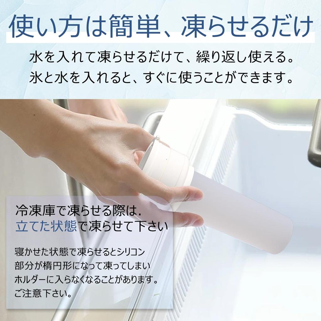 Pachet portabil de gheață cu design termos de răcire Menține gheața rece timp de 20 pentru insolație ușoară Perfect pentru navetă la și mai mult Suport, Ore, Buzunar