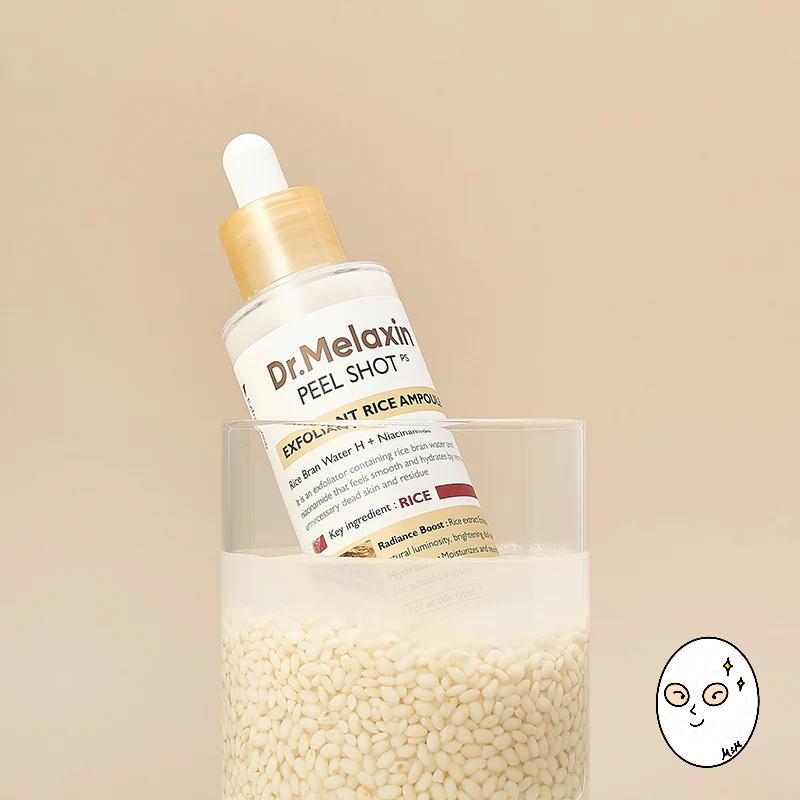 Dr.Melaxin Peel Shot Exfoliant Rice Ampoule 80ml
