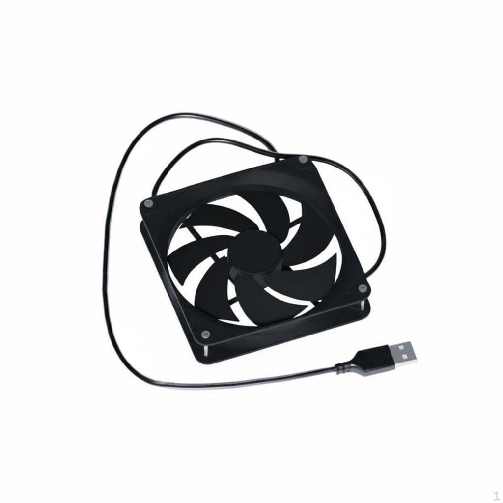 SetTop Box Cooling Stand Quiet USB Fan Powerful Air Circulation External Router