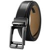 ENJOLT Men's Genuine Leather Belt with Automatic Buckle, Adjustable, BusinessLeisure Belt, Large Size, 105-125cm Length, G5013