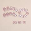 White Butterfly Fake Nails French Nail Tips New False Nails  for DIY