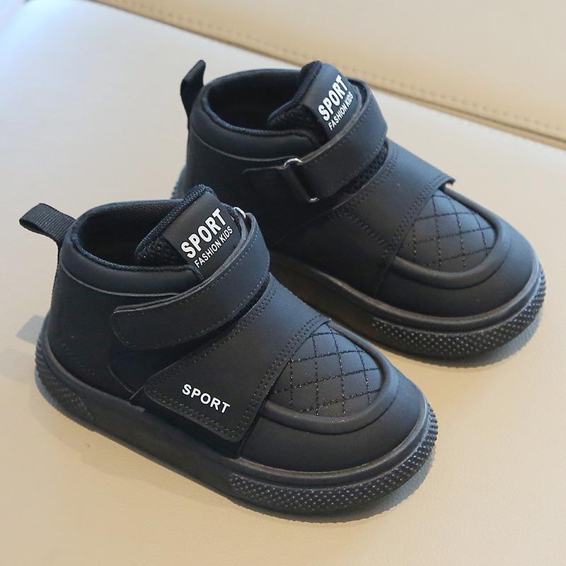 Children’s Sneakers, Spring Style, Boys’ Casual Skate Shoes, High-Top Girls’ Chunky Shoes, Soft-Soled Baby Flats